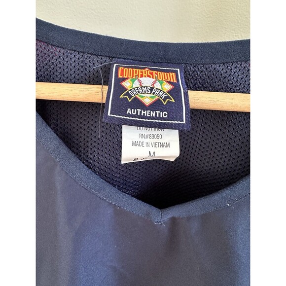 Cooperstown Dream Park Baseball Batting Pullover  Jacket Windbreaker Size M - Picture 3 of 4